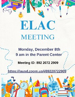 ELAC Flyer English